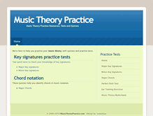 Tablet Screenshot of musictheorypractice.com